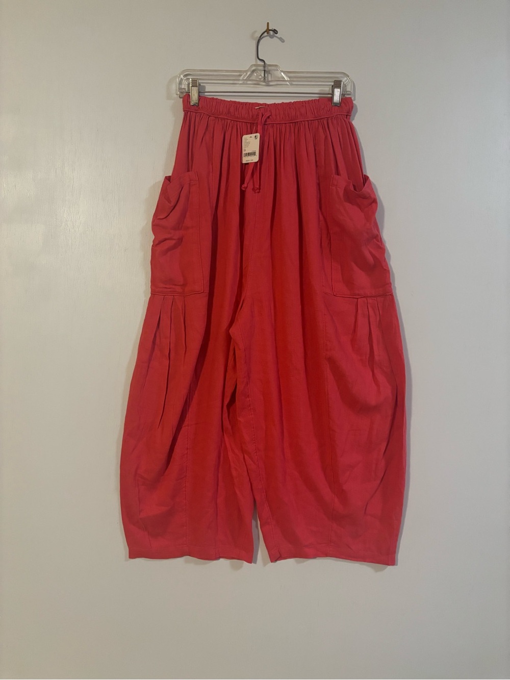 NWT Wide-Leg Cargo Pocket Pants XS